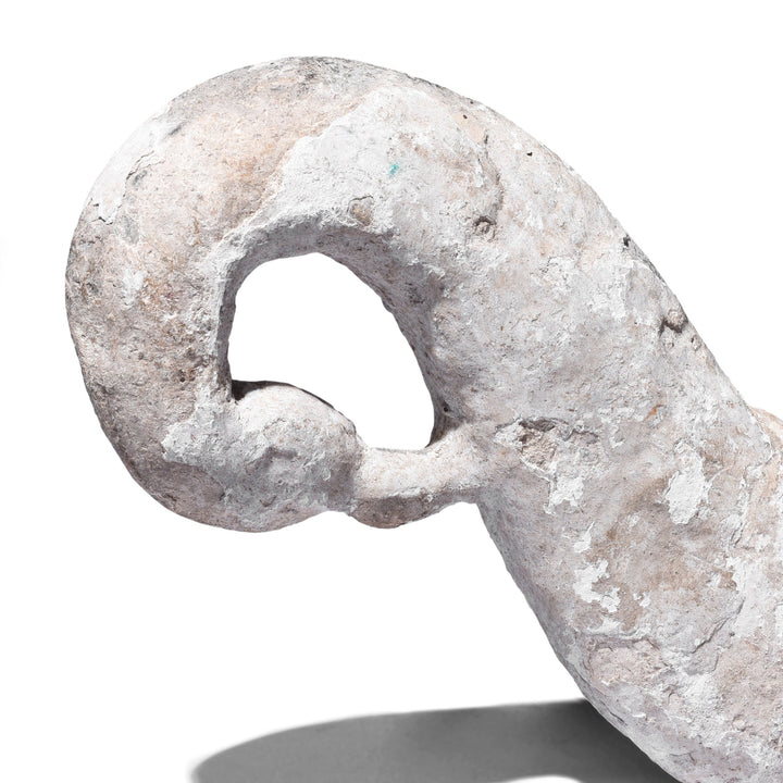 Head Detail From Option 2 Antique Indian Stone Peacock Turban Hanger | Indigo Antiques