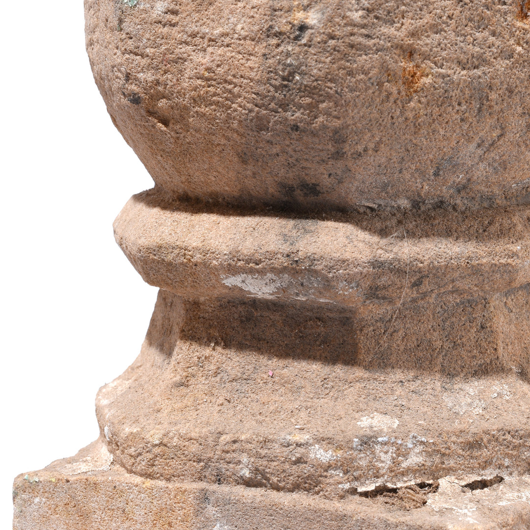 Detail From Antique Stone Weight from Rajasthan | Indigo Antiques