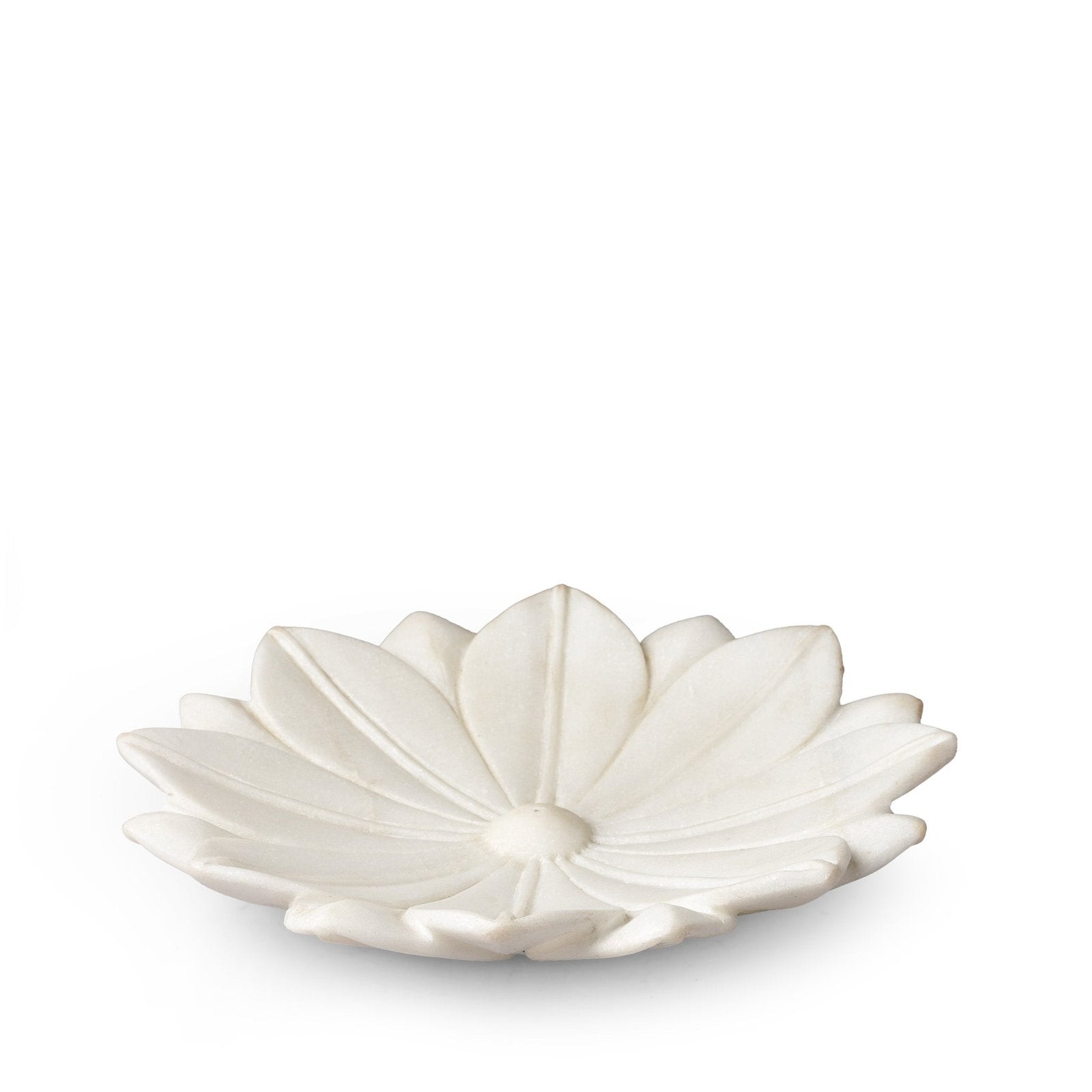 Carved Marble Bowl With Handle From Rajasthan Carved Marble Bowl With Handle From Rajasthan