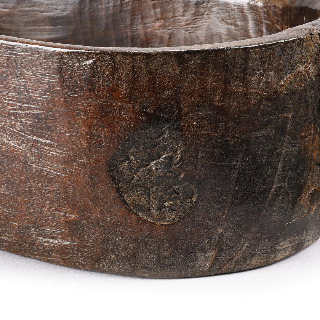 Antique Jackfruit Dough Mixing Bowl From Kerala | Indigo Antiques