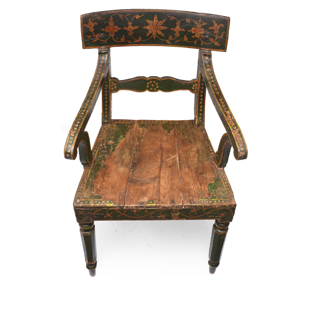 Chair With Original Painting From Bikaner | Indigo Antiques