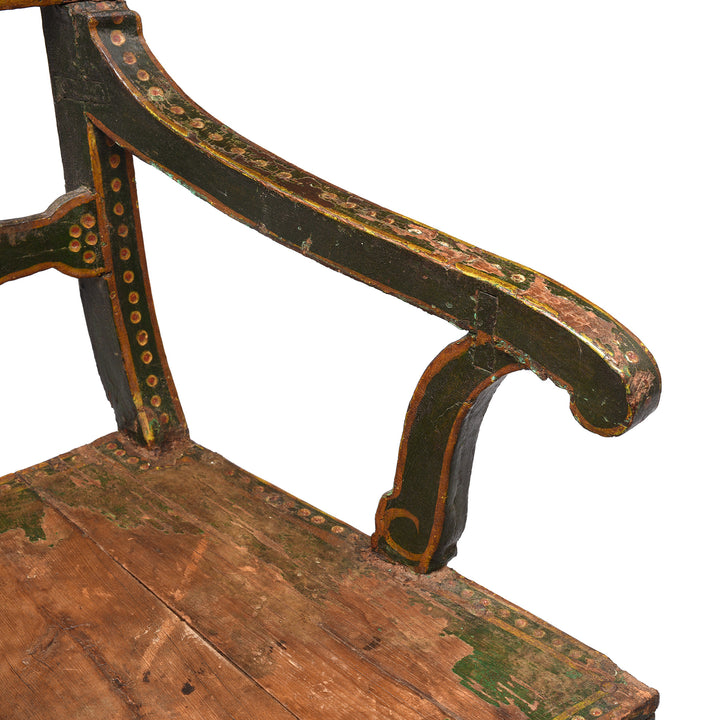 Chair With Original Painting From Bikaner | Indigo Antiques