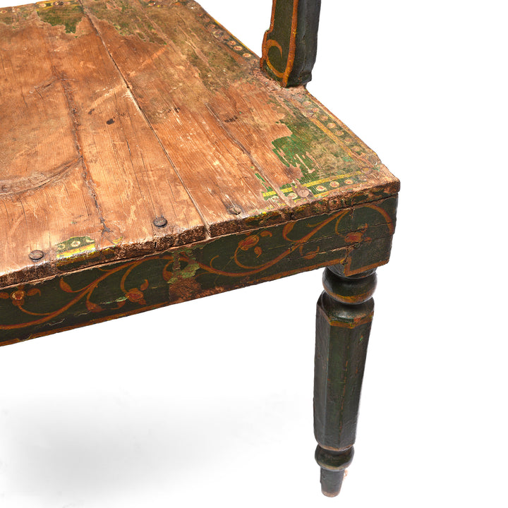 Chair With Original Painting From Bikaner | Indigo Antiques