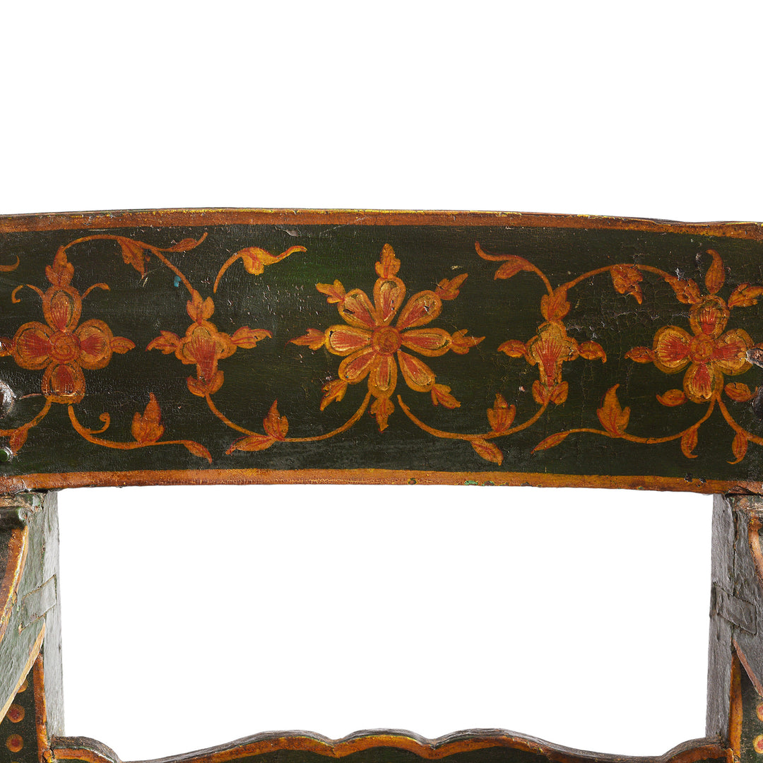 Chair With Original Painting From Bikaner | Indigo Antiques