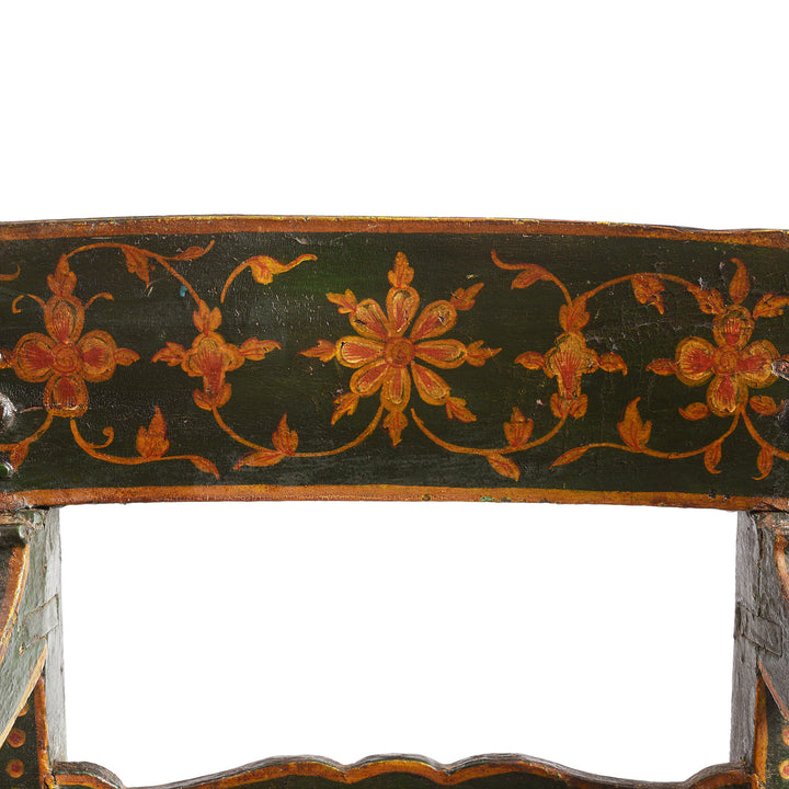 Chair With Original Painting From Bikaner | Indigo Antiques