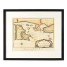 Framed Indian Map Print - Bombay