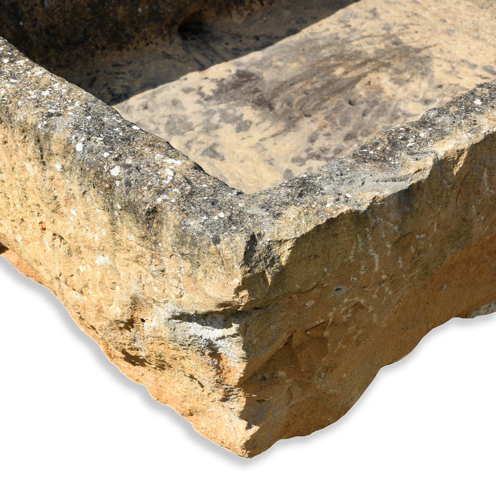 Carved Stone Water Trough - 19th Century