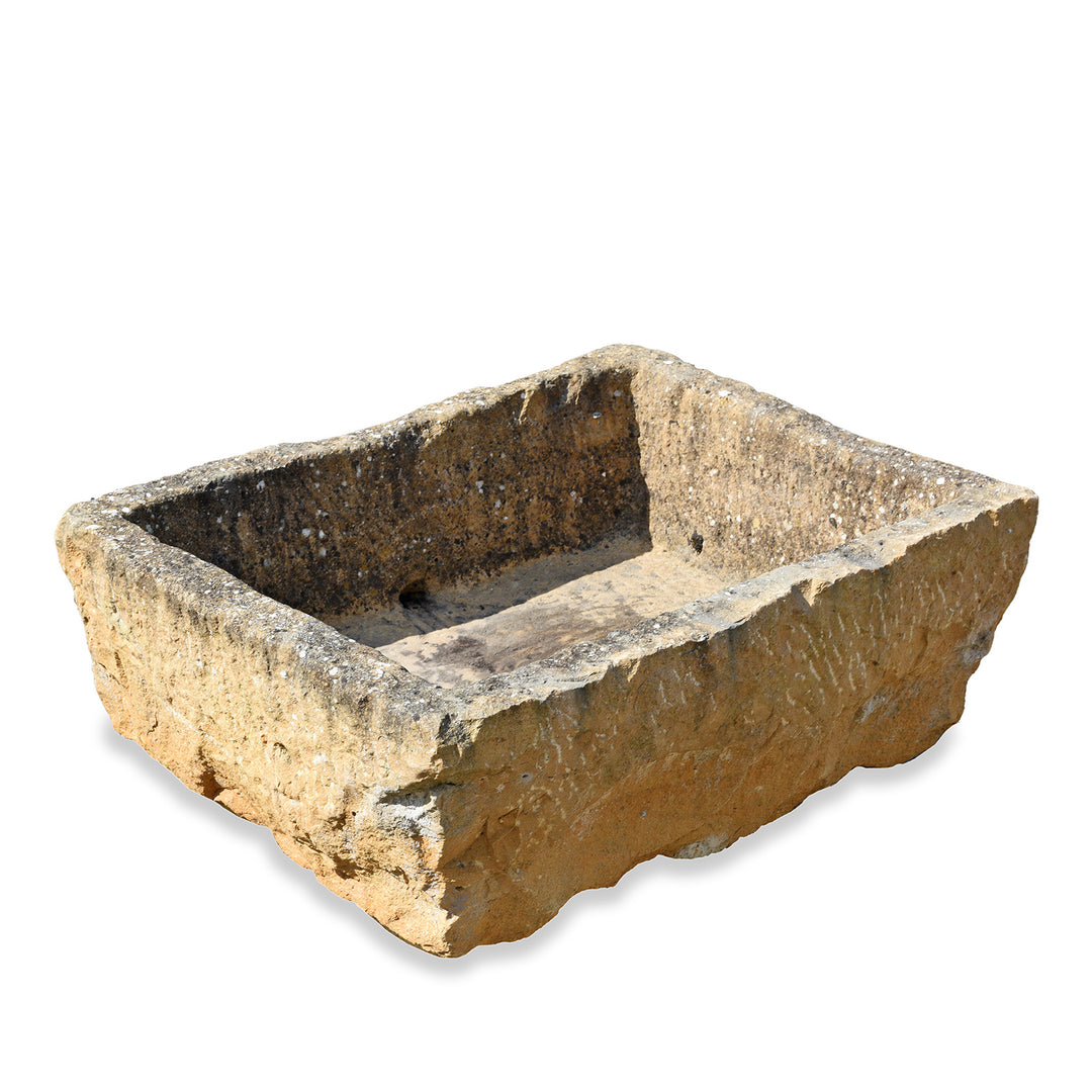 Carved Stone Water Trough - 19th Century