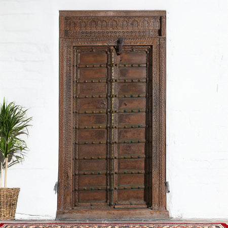 Indian Door From Shekhawati - 19thC