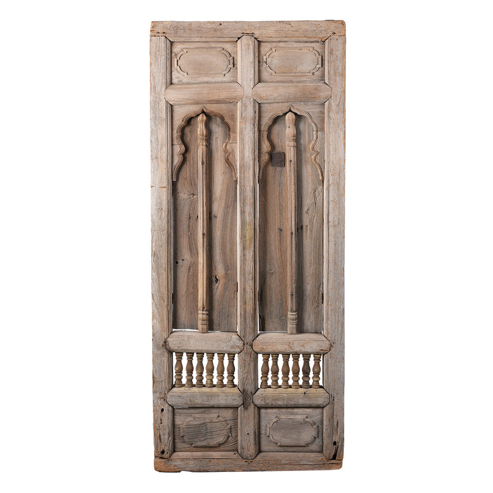 Antique Carved Teak Window Shutter From Hyderabad | Indigo Antiques