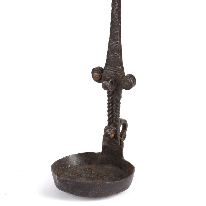 Detail From Antique Lamp Spoon (Cruzie) From Rajasthan | INDIGO ANTIQUES