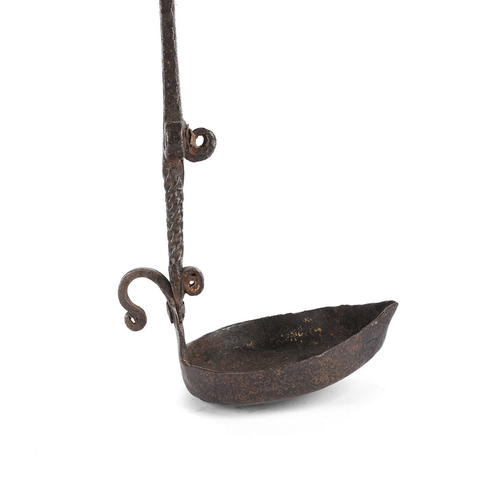 Detail From Antique Lamp Spoon (Cruzie) From Rajasthan | INDIGO ANTIQUES