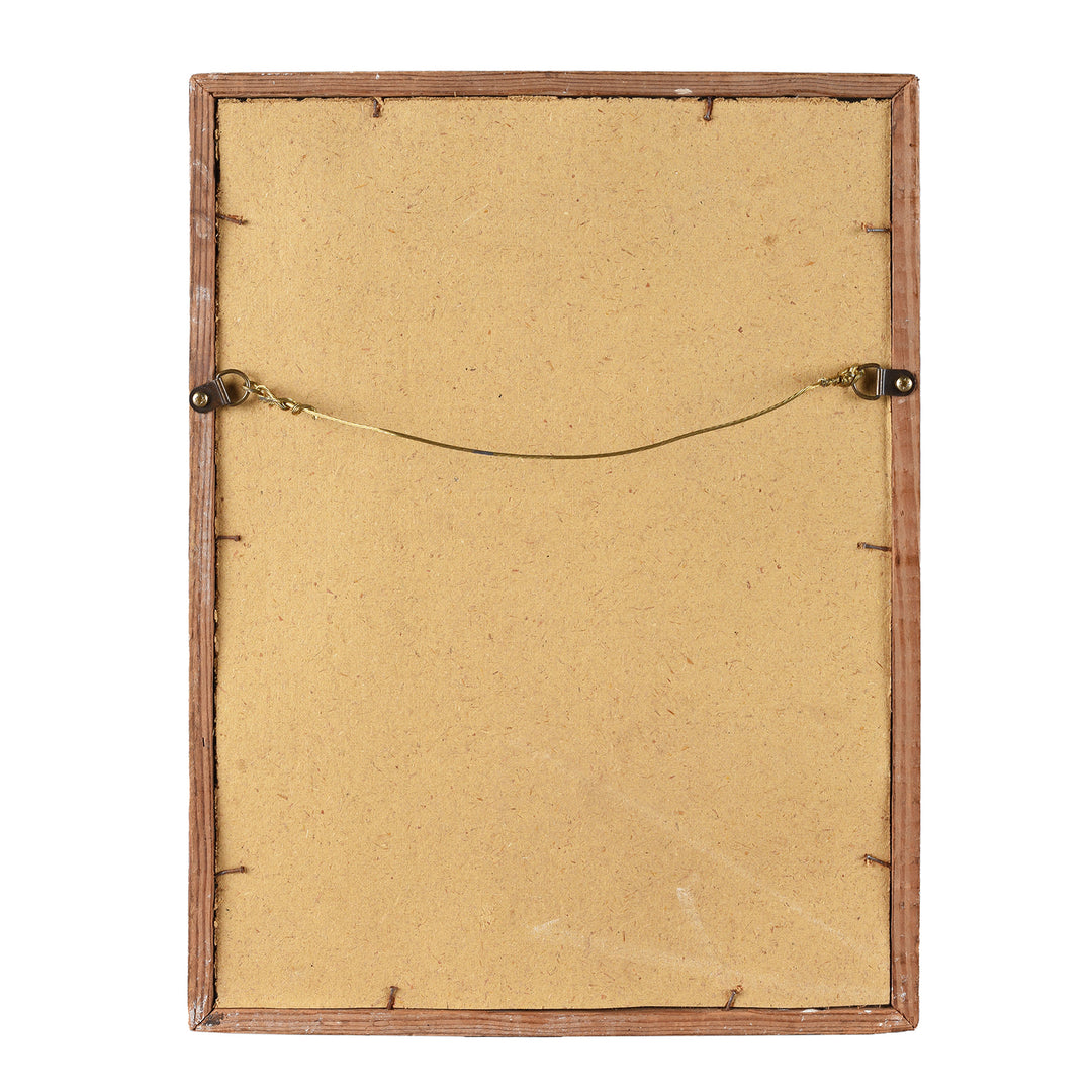 Back Of Gilt Framed Manchester Cotton Chromolithograph | Indigo Antiques