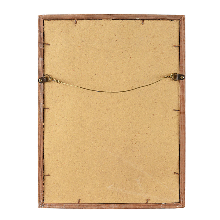 Back Of Gilt Framed Manchester Cotton Chromolithograph | Indigo Antiques