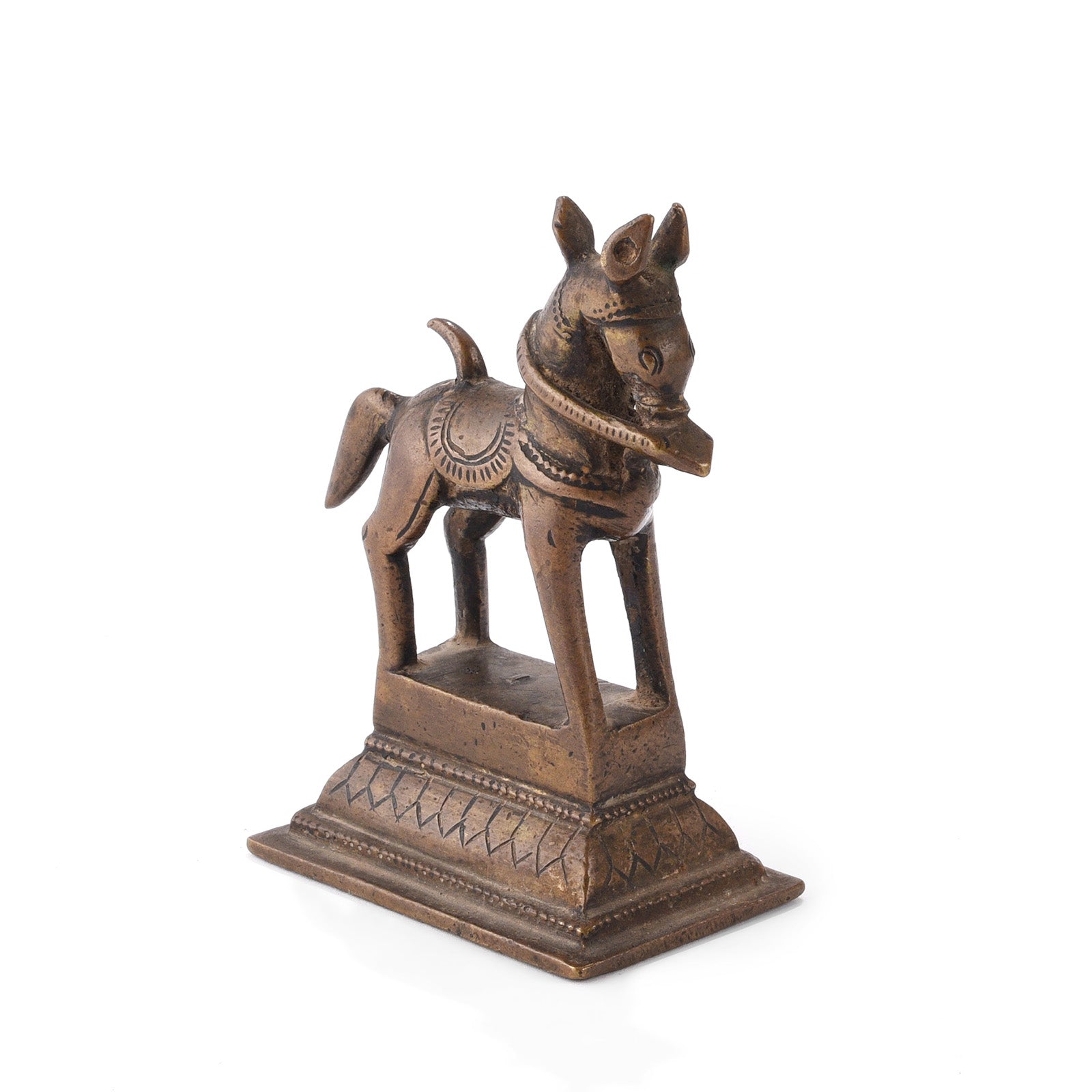 Early 19thC Bronze Horse from The Deccan | Indigo Antiques