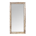 Rustic Cream Painted Indian Mirror (92 x 182 cms)