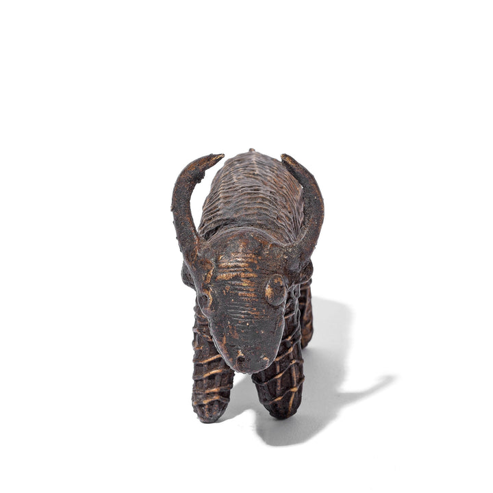 Kondh Dhokra Bronze Zebu Bull From Orissa - 19th Century | Indigo Antiques