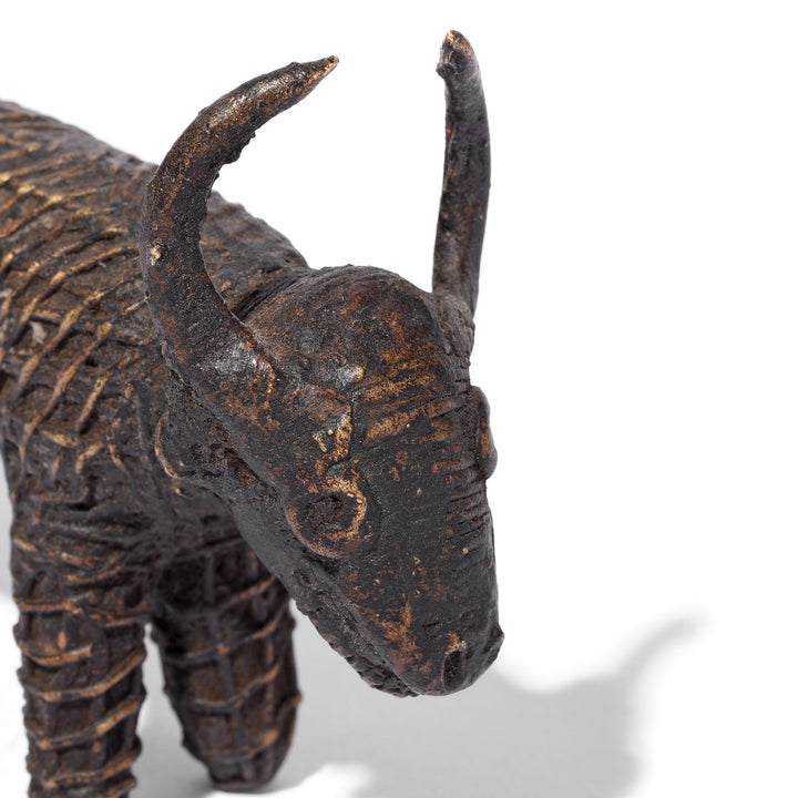 Kondh Dhokra Bronze Zebu Bull From Orissa - 19th Century | Indigo Antiques