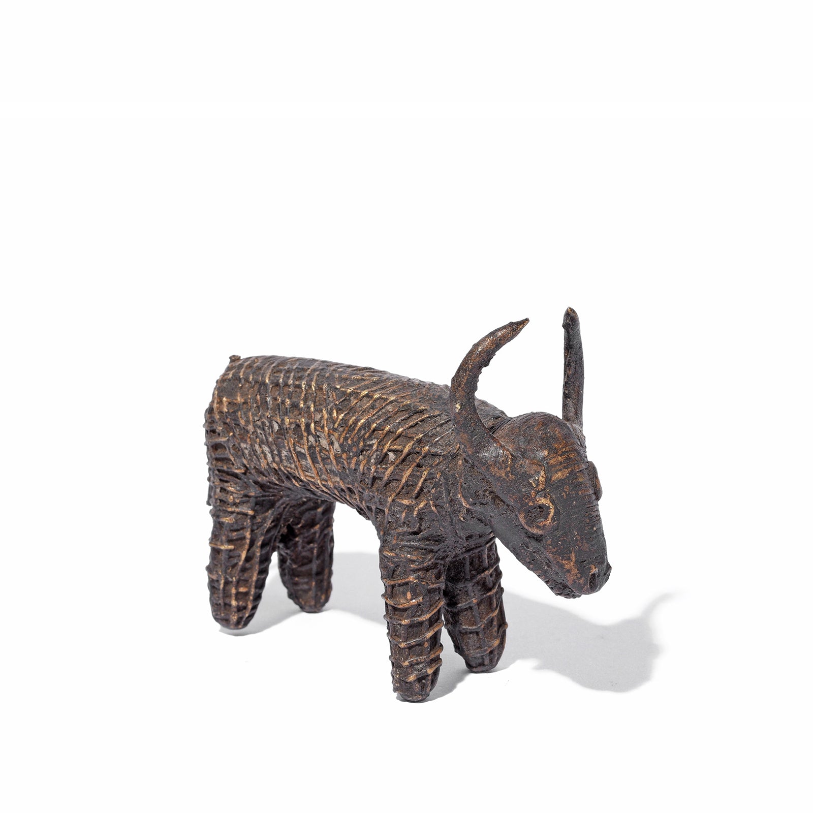 Kondh Dhokra Bronze Zebu Bull From Orissa - 19th Century | Indigo Antiques