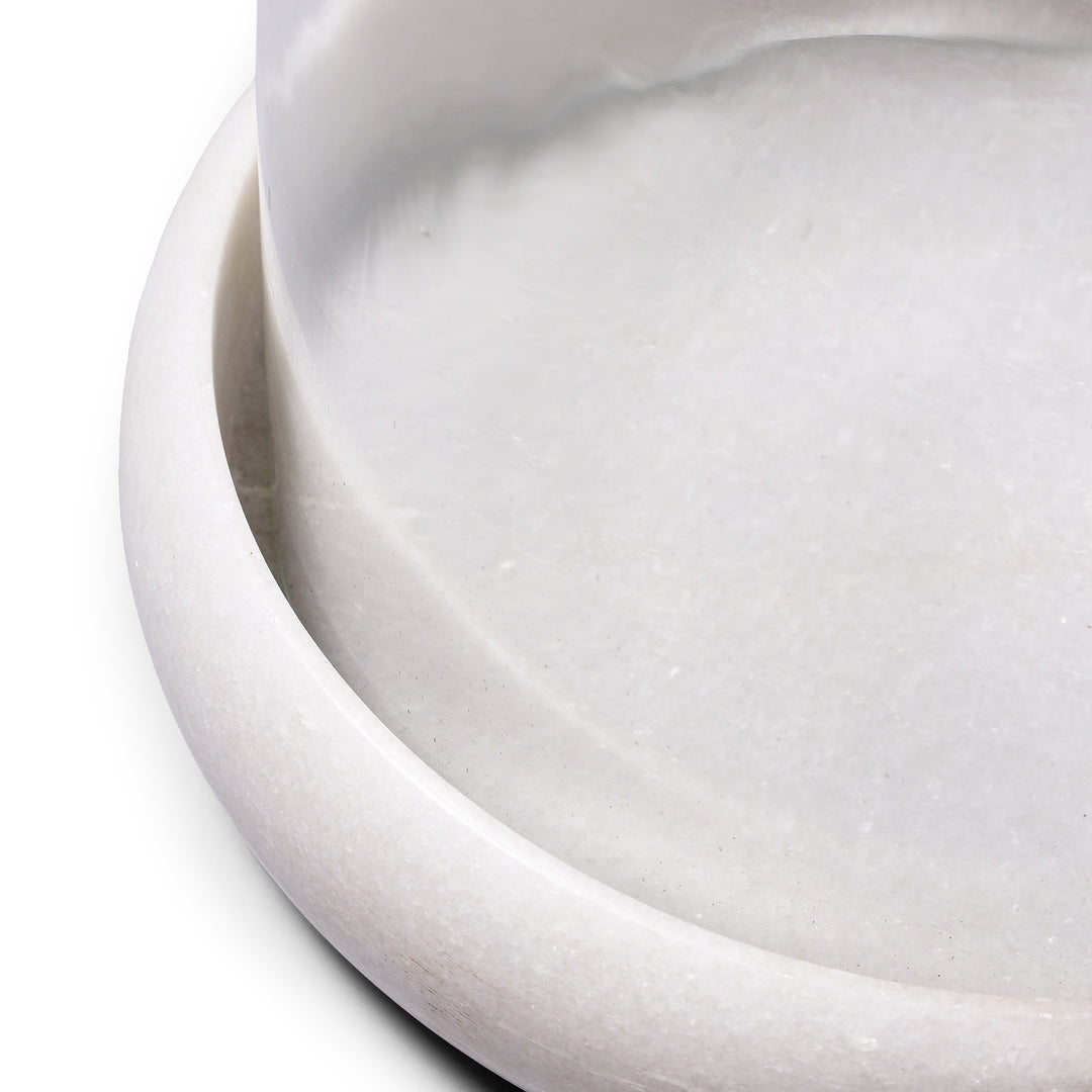 Glass & Marble Storm Lamp