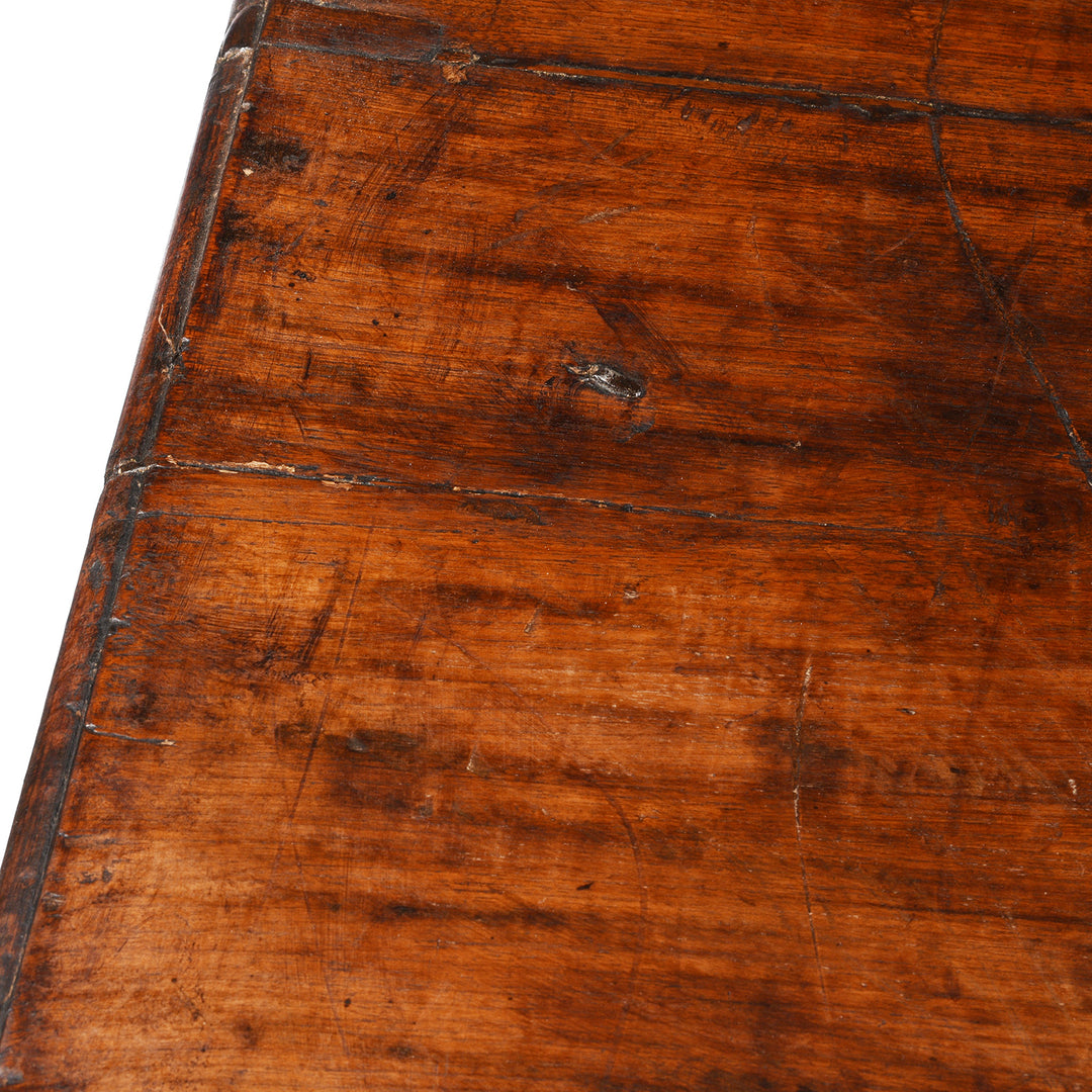 Surface Detail From Brass Bound Teak Chest From Gujarat | Indigo Antiques