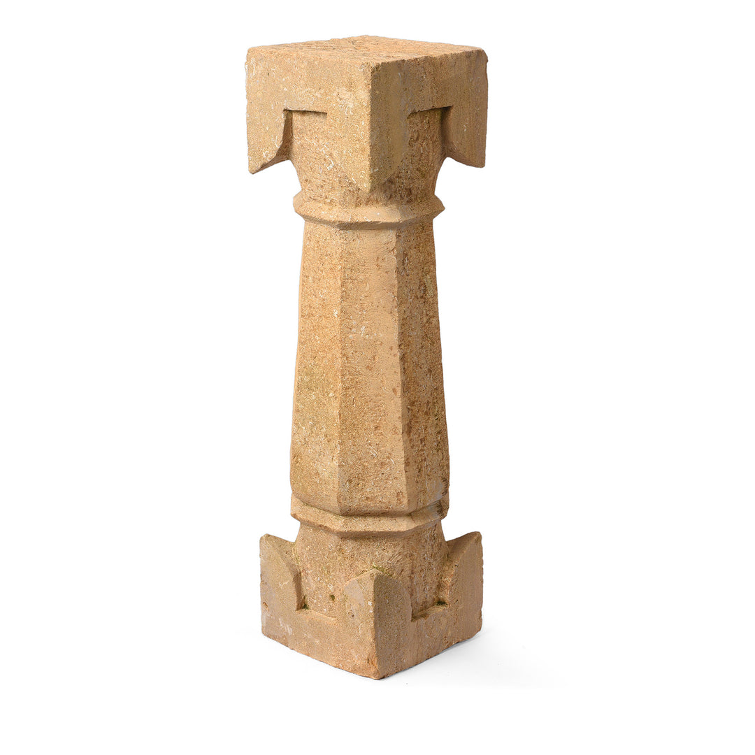 Carved Indian Sandstone Pillar | Indigo Antiques