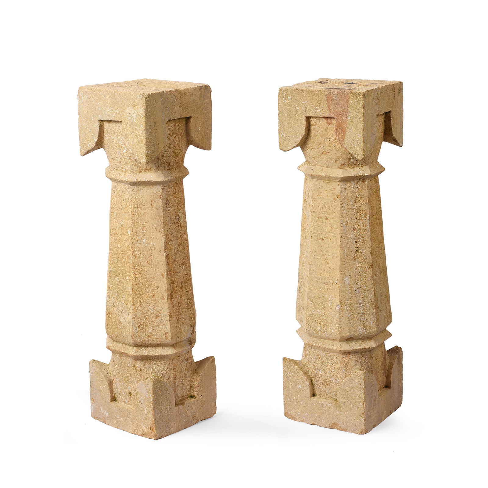 Carved Indian Sandstone Pillar | Indigo Antiques