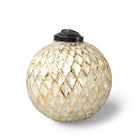 Antiqued Silver & Gold Christmas Baubles