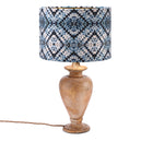 Turned Wood Table Lamp
