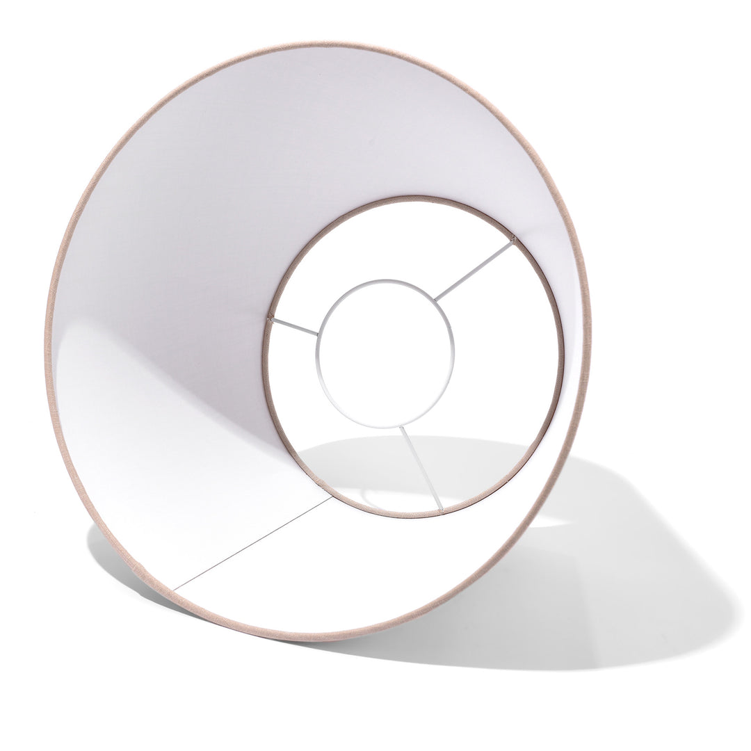 Interior Of Handmade Empire Lampshade Neutral | Indigo Antiques