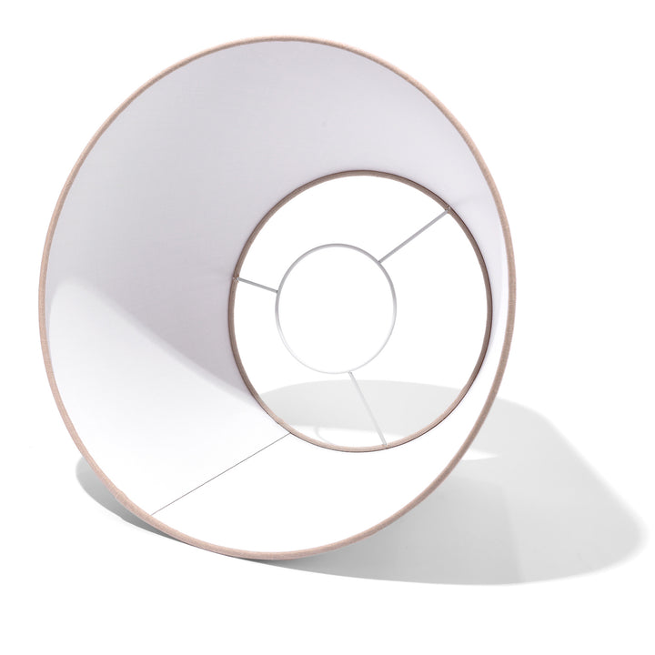 Interior Of Handmade Empire Lampshade Neutral | Indigo Antiques