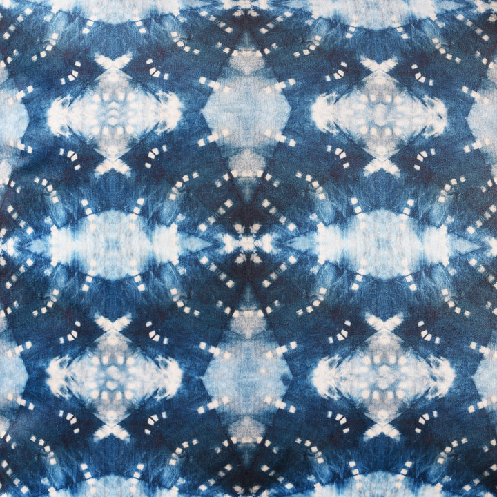 Central Detail From Indigo Itajime Row Cushion by Tatie Lou | Indigo Antiques