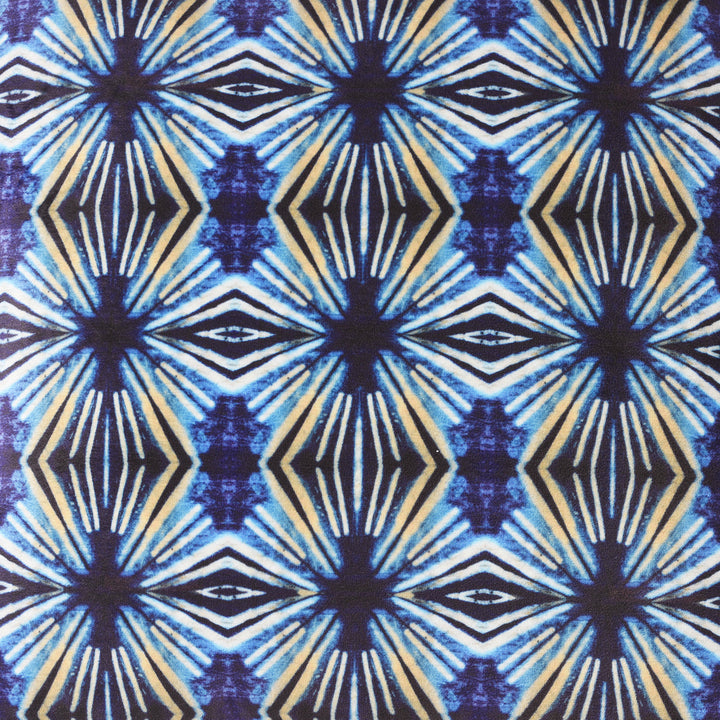 Detail From Indigo Itajime Cross Cushion by Tatie Lou | Indigo Antiques