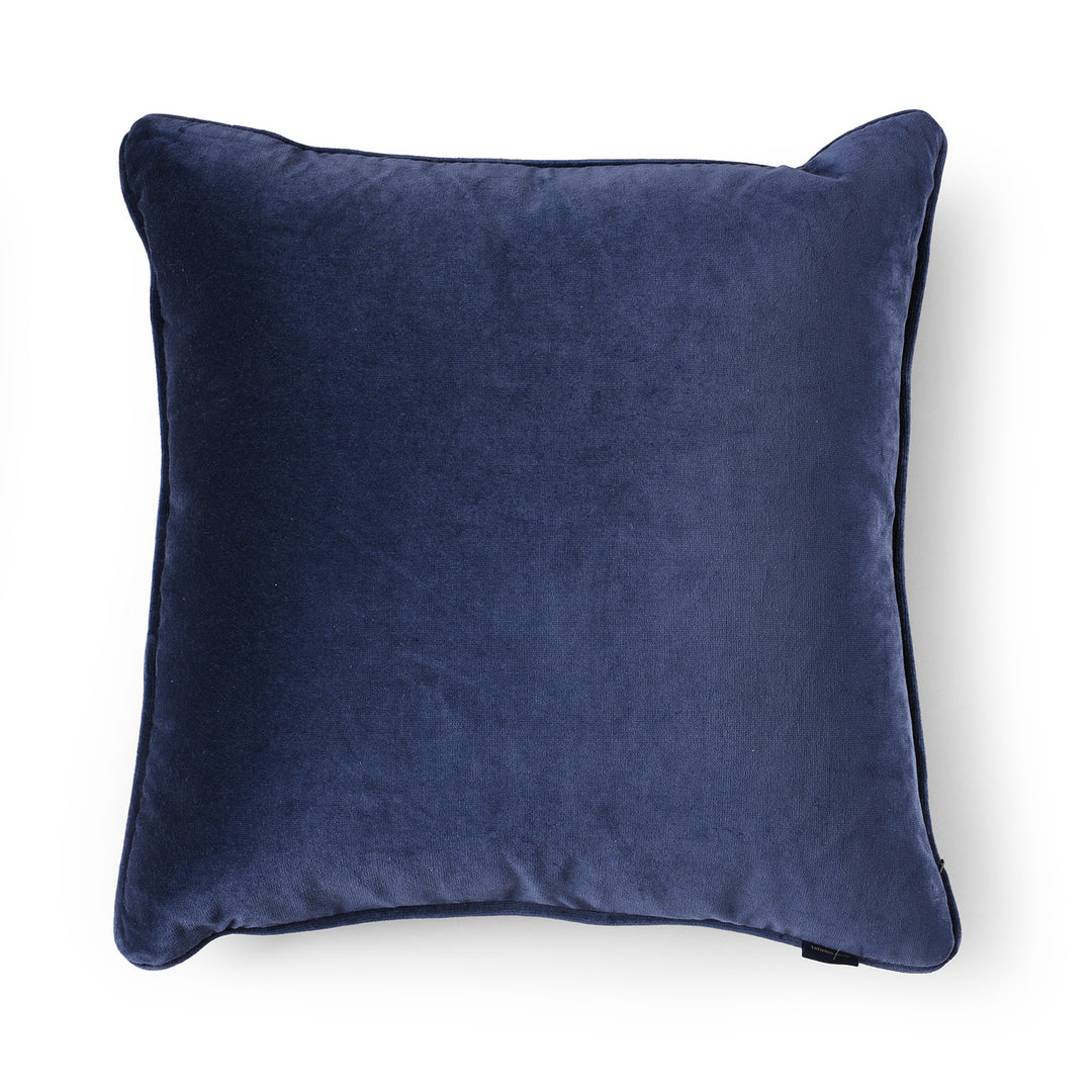 Back Of Indigo Itajime Cross Cushion by Tatie Lou | Indigo Antiques