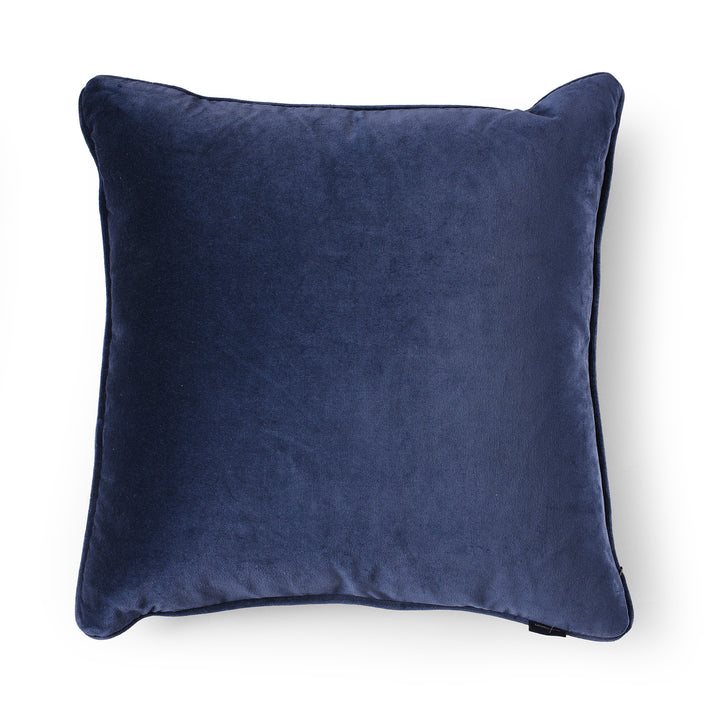 Back Of Indigo Itajime Cross Cushion by Tatie Lou | Indigo Antiques