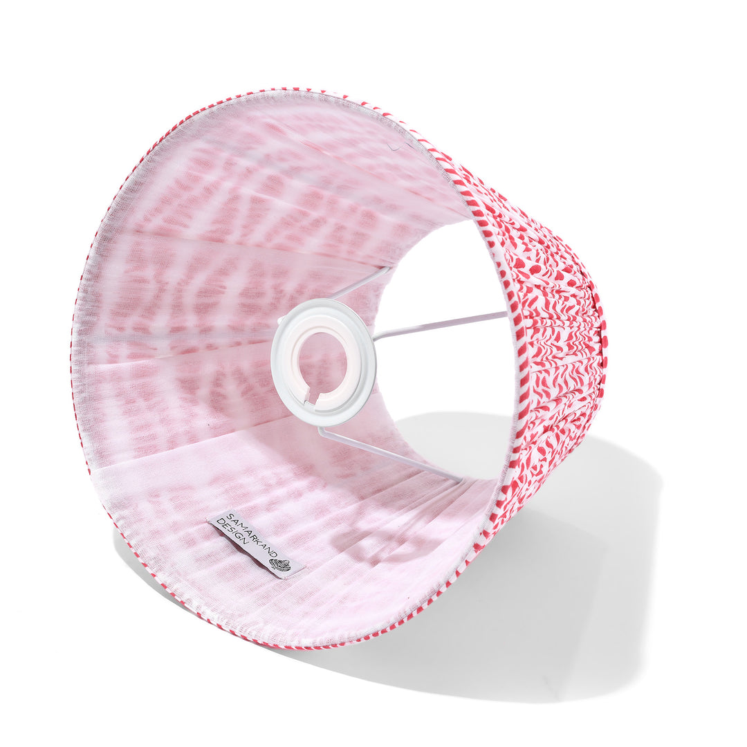 Small Fitting Detail From Samarkand Green Cotton Lampshade | Indigo Antiques