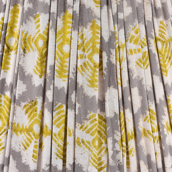 Detail From Samarkand Green Cotton Lampshade | Indigo Antiques