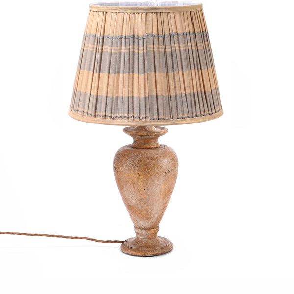 Turned Wood Table Lamp