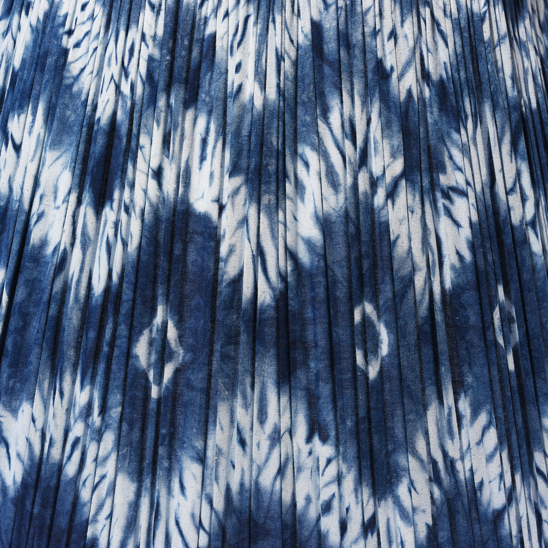 Detail From Samarkand Indigo Ajmer Lampshade 50 x 33 cm | Indigo Antiques