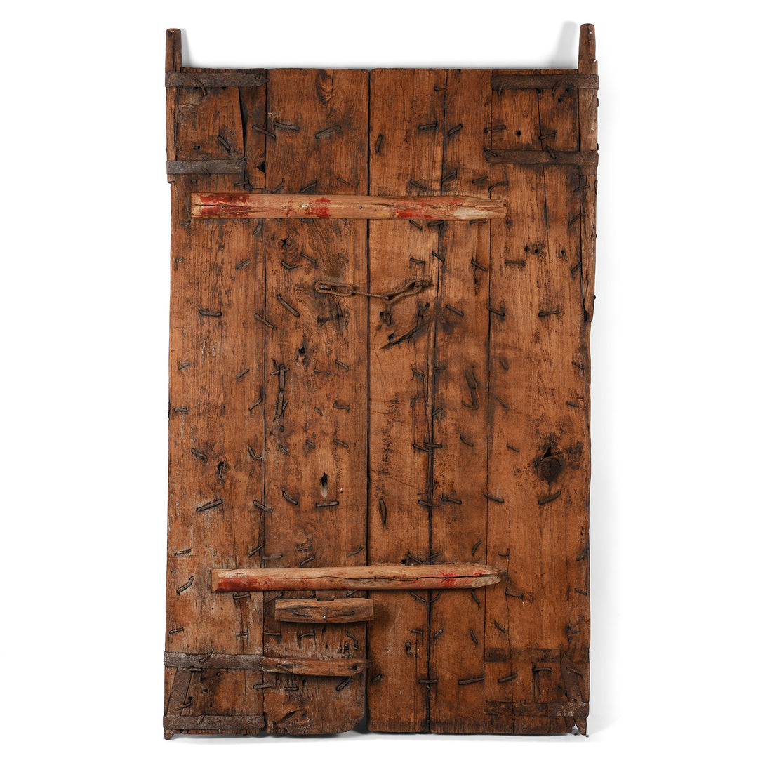 Back of Carved Teak Door From Kutch - 19th Century | INDIGO ANTIQUES