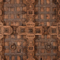 Carved Teak Door From Kutch - 19th Century