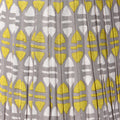 Samarkand Yellow & Grey Acorn Cotton Lampshade - 35cm