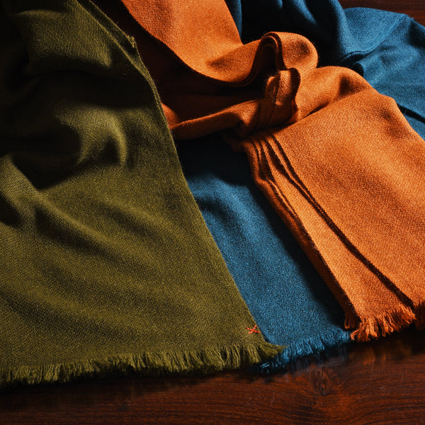Yak Fringe - Cosi Yak Wool Scarf | Indigo Antiques
