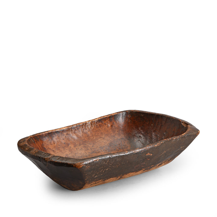 Old Tibetan Wooden Food Bowl - Ca 1920