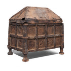 Chip Carved Hut Box From Jaisalmer - 18th Century