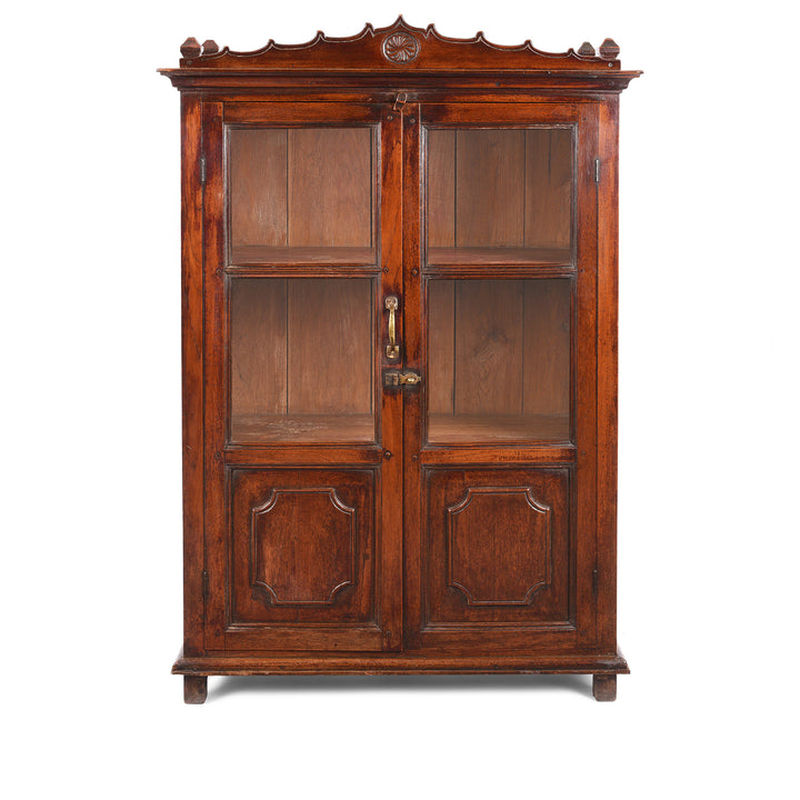Antique Anglo Indian Glazed Book Cabinet | Indigo Antiques