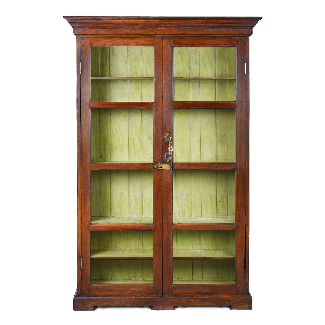 Antique Anglo Indian Glazed Book Cabinet | Indigo Antiques