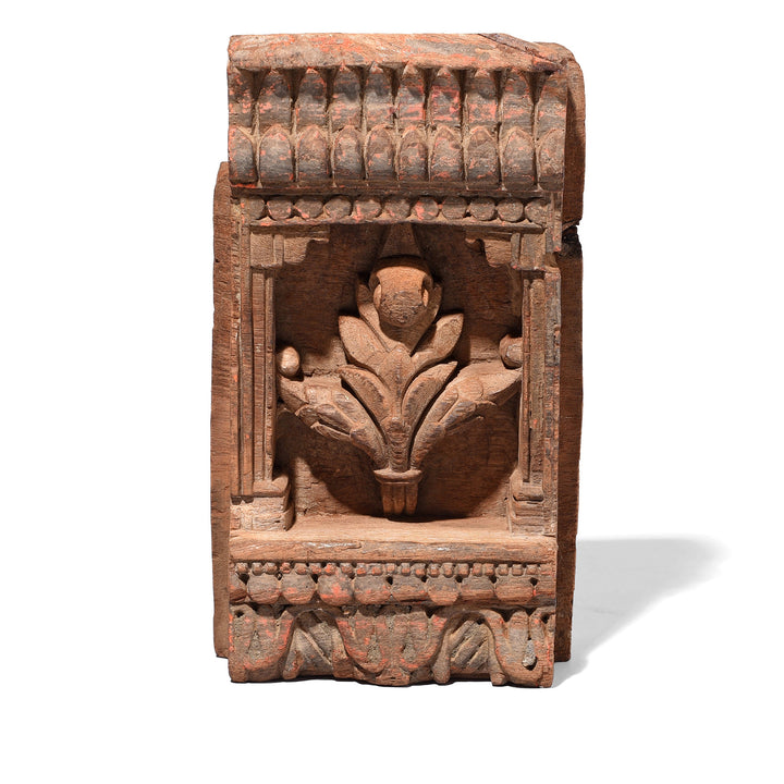 Antique Carved Teak Mughal Votive Panel | Indigo Antiques
