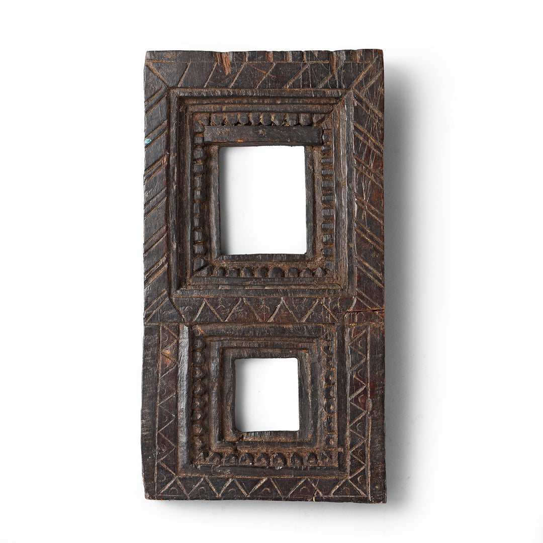 Antique Carved Teak Votive Panel From Andhra Pradesh | Indigo Antiques