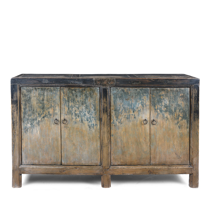 Antique Chinese Painted Elm & Poplar Sideboard | Indigo Antiques
